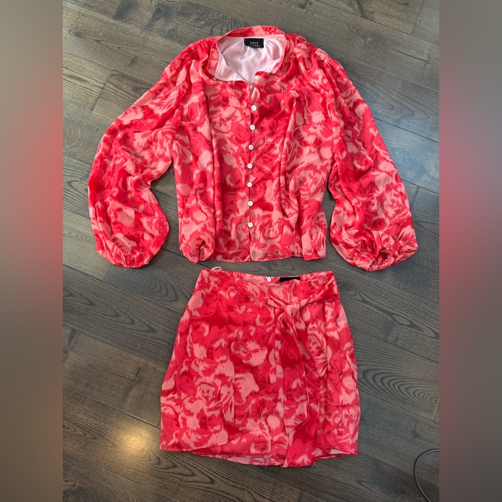 VICI skirt and top set XS